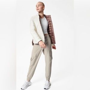 Like New!! ATHLETA Abolone Gray Chelsea Utility Joggers- sz 14